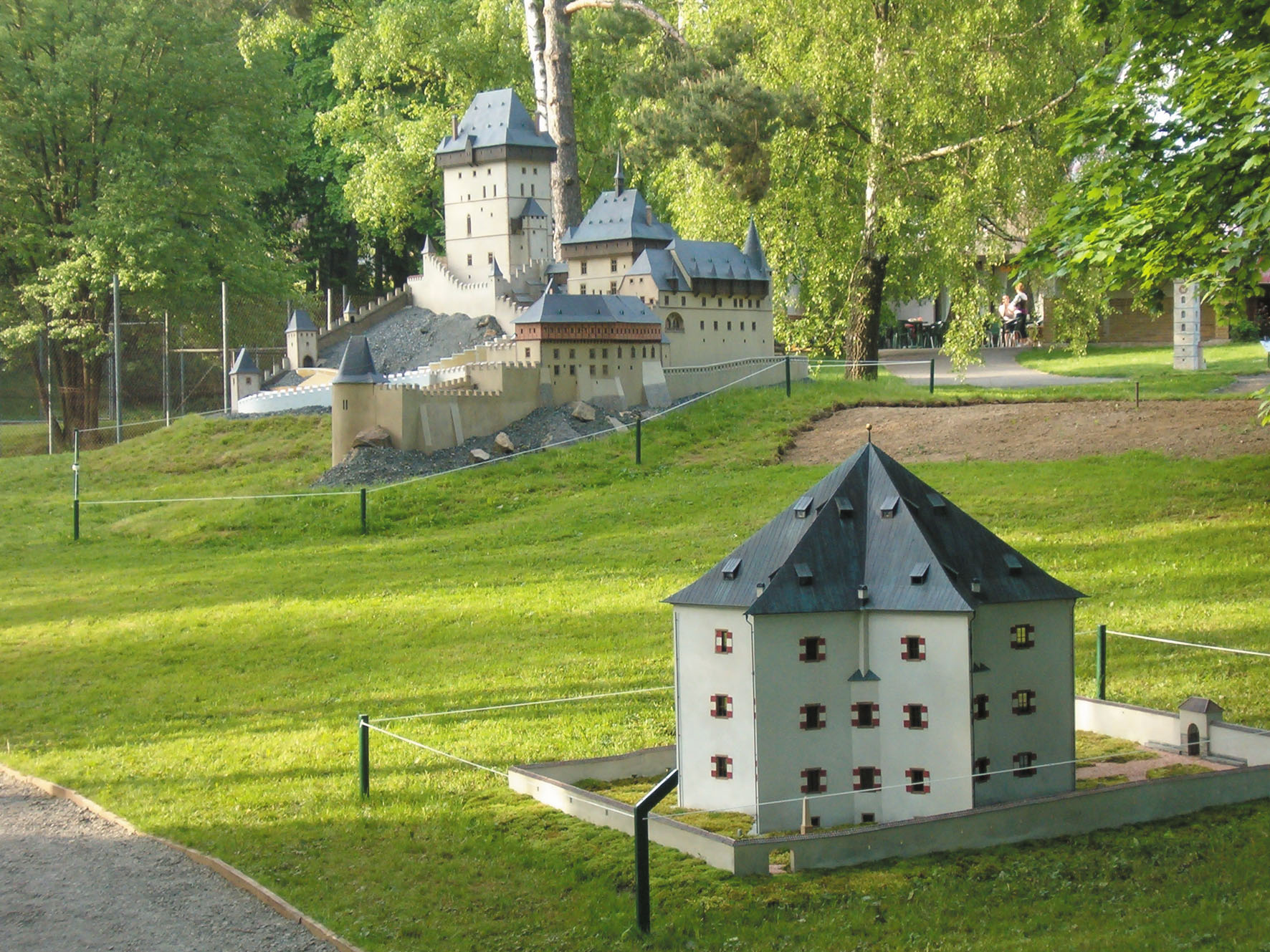 Schloss Stern (Modell im Park Boheminium)