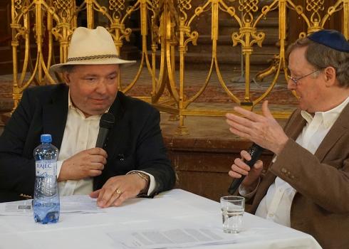 David Stecher (links) und Hans Dieter Zimmermann (rechts)