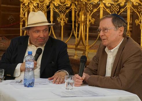 David Stecher (links) und Hans Dieter Zimmermann (rechts)