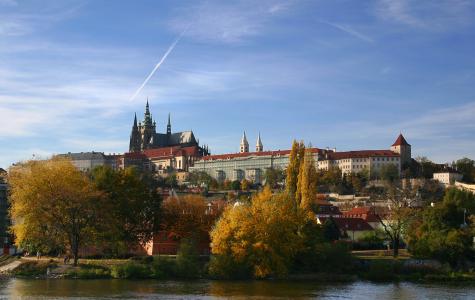 Blick auf den Hradschin (Hradčany, Burgstadt)