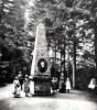 Bad Liebwerda (Kreis Friedland) - Obelisk mit dem Brustbild des Erzherzog Karl - Sieger von Aspern
