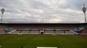 Ein Blick in das Stadion Evžena Rošického