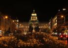 Blick vom Wenzelsplatz auf das Nationalmuseum