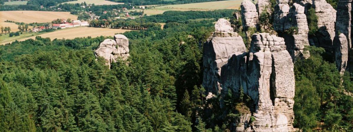 Böhmisches Paradies: Felsenstadt in Hrubá Skála