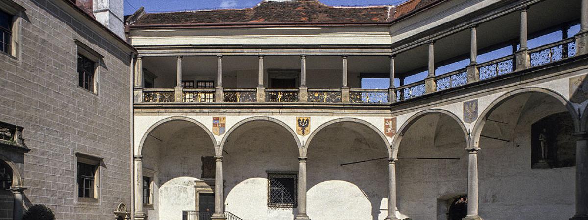Schlosshof in Telč