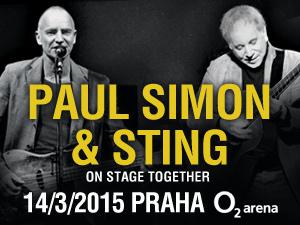 On Stage Together: Paul Simon und Sting in Prag